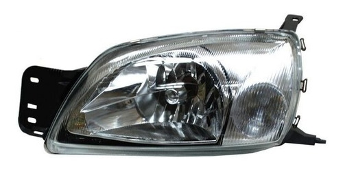 Par De Faros Ford Fiesta 2000-2001-2002 C/base Esq Blanca