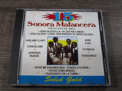 Sonora Matancera, 15 Originales Vol. 2, Prodisc 1998