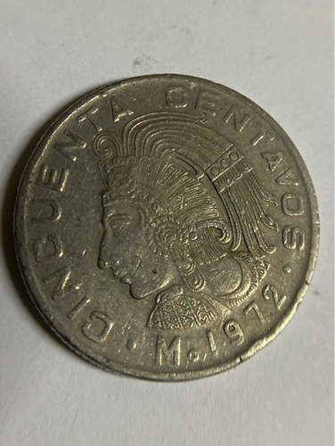 Moneda De Mexico De 50 Centavos De 1972 Envio Gratis