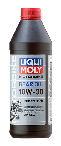 Liqui Moly Motorbike Gear Oil 10w30 Lubricante Caja Api Gl4