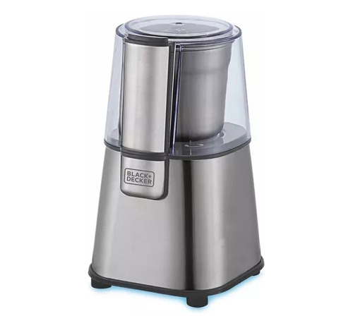 Moedor Elétrico De Café E Grãos Mg200 Black&decker Inox 127v