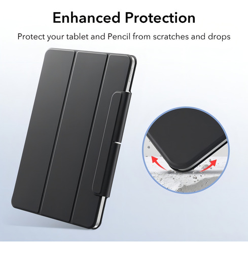 Funda Eser Magnetic Anti-Impact iPad Pro 11 M2 (2022) Color Negro