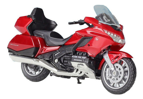 Welly 1/18 2020 Honda Gold Wing Red Motocicleta Modelo [u]