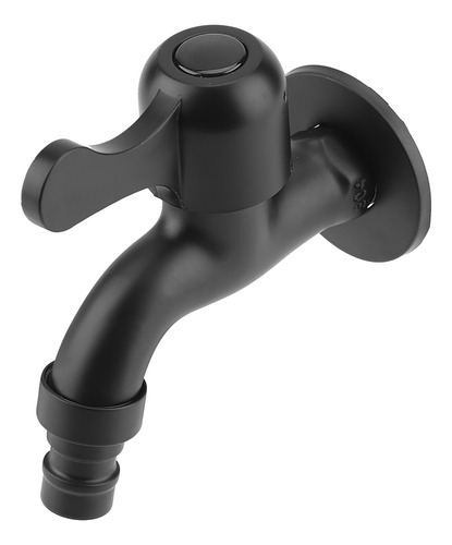Grifo De Pared De Acero Inoxidable 304, Color Negro