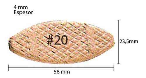 Biscoito P Fresadora De Junção #20 4 Mm A-16944 Makita