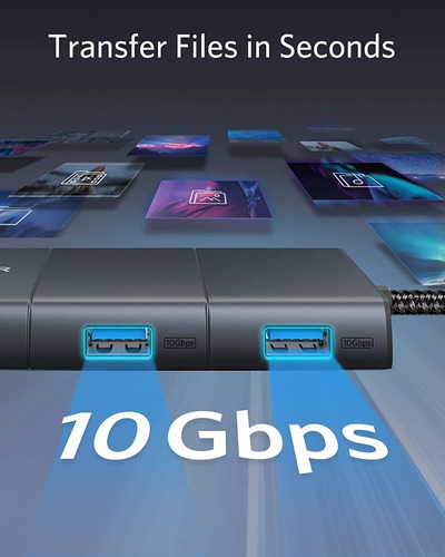 Imagen 5 de 7 de Hub Usb-c - Anker - 2 Port Usb 3.0 - Hdmi 4k 60hz - Sd - Pd