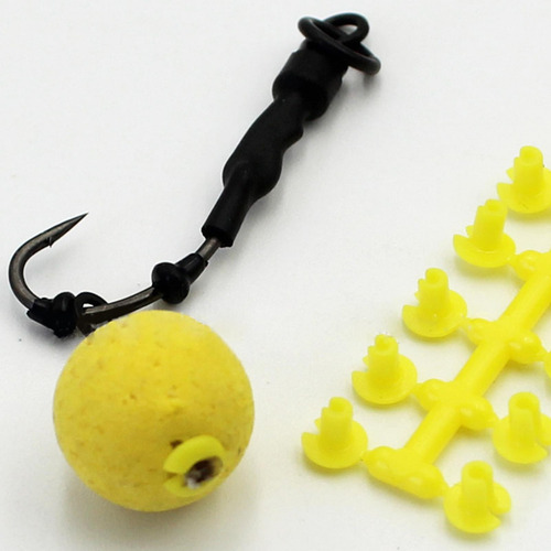 10 Uds Cebo De Pesca De Carpa Deja De Pellets Amarillo