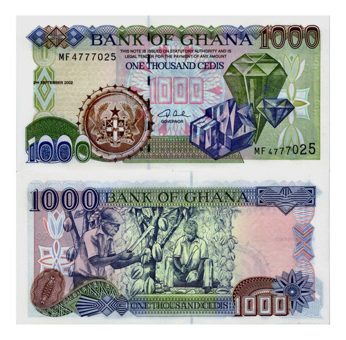 Ghana - 1.000 Cedis - Año 2002