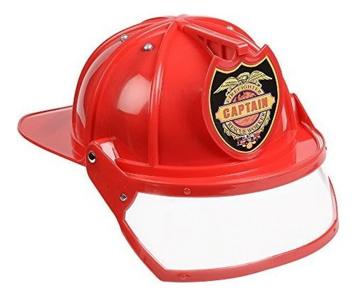 Accesorio Disfraz Niño - Aeromax Bombero Casco Con Visera Mó