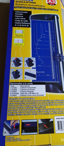 Dasa Office Guillotina Rotat Autoafilable A3+4 Cab.+regla