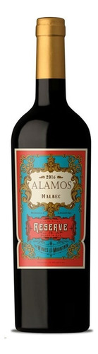 Vino Alamos Reserva Malbec X 750ml.