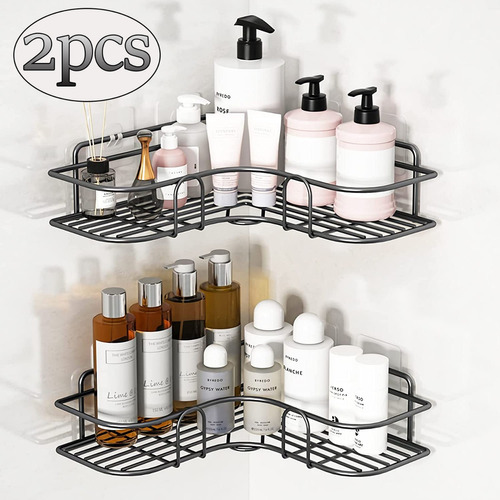 2pcs Organizadores De Baño Estante Ducha Esquinero Para Baño