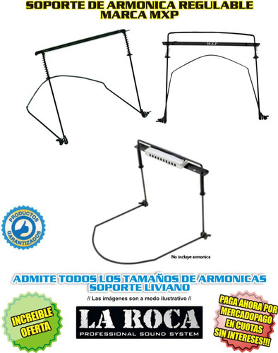 Excelente Soporte Para Armonica La Roca Sound