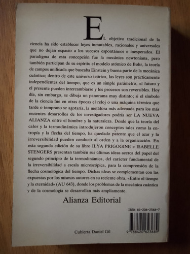 Prigogine/stengers, La Nueva Alianza. Metamorfosis Ciencia