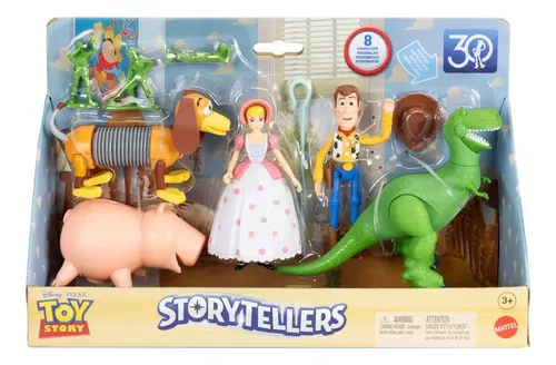 Disney Pixar Toy Story 30 Anos Figura de Ação Colecionável 8 Peças