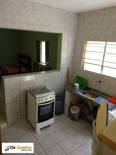 Imagem 6 de 12 de Casa Em Mongaguá, 1 Dormitório, Cozinha,sala ,quintal, Grades De Proteção, Área De Serviço,e Garagem . - 1761 - 33587890