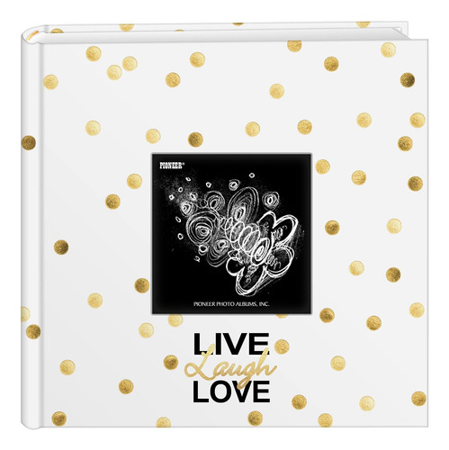 Pioneer Photo Albums Golden Dots Live Laugh Love - Álbum