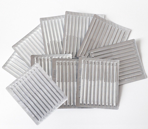 Rt Aguja De Acupuntura Desechable De Acero Inoxidable 100pcs