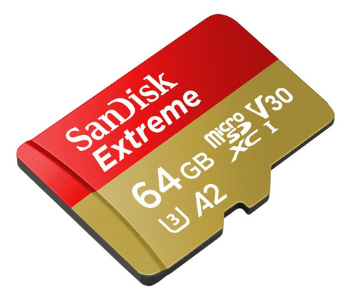 Tarjeta de memoria micro SD Sandisk 64 GB Microsd Extreme 170 mb