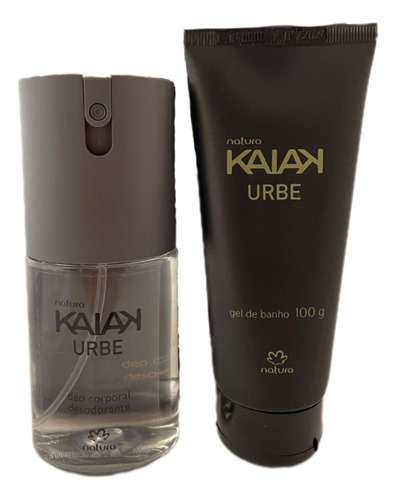 Kit Kaiak Urbe Deo Spray Corporal + Gel De Baño. Natura.