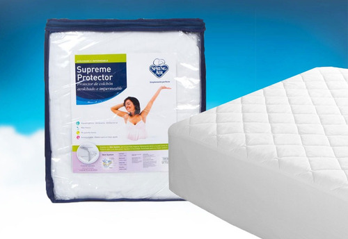 Protector De Colchon Spring Air Impermeable Matrimonial