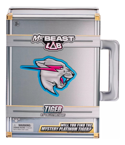 Figura De Colección Mr Beast Lab Tiger Platinum