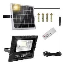 Comprar Harigal® Reflector Solar Exterior Led Lámpara Panel Solar Sólida 600w Carcasa Negro Luz Blanca Ip67 Cable De 5m 300 Cuentas De Lámpara