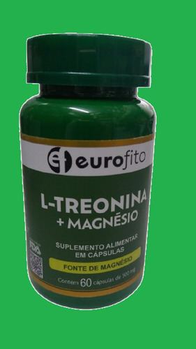 Kit 3 Suplemento L-treonina+magnesio 60 Caps - Eurofito