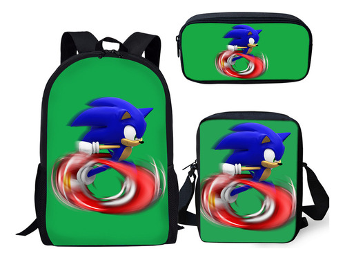 . Set De Tres Piezas De Personalización Gráfica Hedgehog