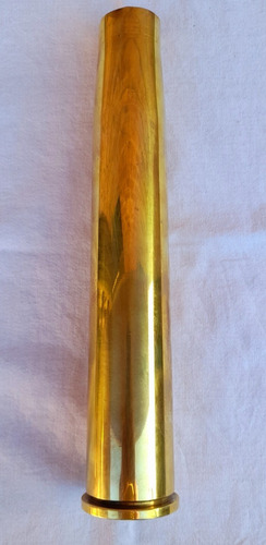 Vaina De Cañon De Artilleria De Bronce Año 75 (Usado)