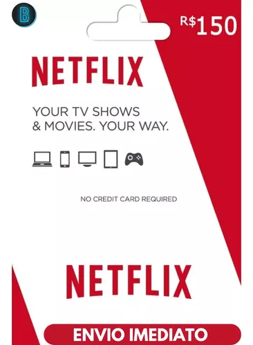 Cartão Netflix 150
