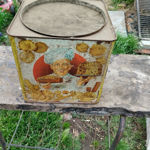 Antiguas Latas De Galletas El Maetro Cubano Cada Una (Usado)