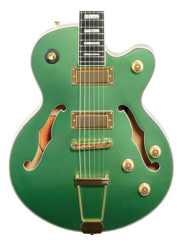 Guitarra EpiPhone Uptown Kat Es Semi-acústica Emerald Green