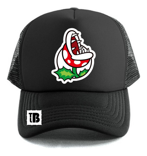 Gorra Trucker Planta Piraña Mario Bros Adulto