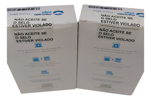 Imagem 2 de 4 de Duas Máquina De Cartão Mercado Pago Point Mini, Nova Lacrada