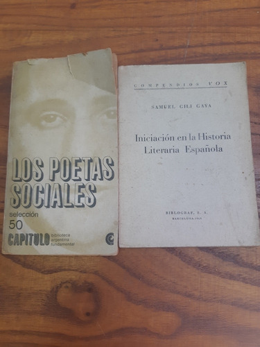 Iniciación De Historia Literaria Española, Los Poetas Social