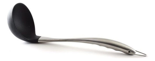 Cucharón De Sopa Acero Inoxidable Y Silicona 30 Cm