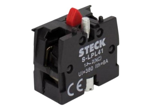 Bloque De Contacto Steck 1nc 600vac Slpl41  Steck