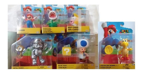 Super Mario Bros Incluye 6 Figuras