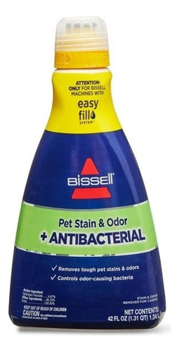 Bissell Pet Quita Manchas Antibacterial Shampoo Alfombras