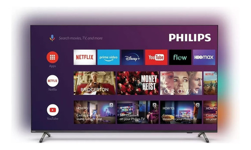 Smart Tv Android Philips 4k Ambilight 55 55pud7906/55 Amv