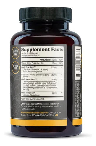 Onnit Alpha Brain (90 Ct) Mas De 1 Millon De Botellas Vend