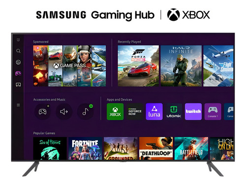 Samsung Pantalla 70'' 4k Crystal Smart Un70cu7000bxza 2023 - Excelente (Reacondicionado)