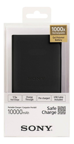 Sony Cp-v10b Powerback Cargador Portatil 10.000mah Gel Poly