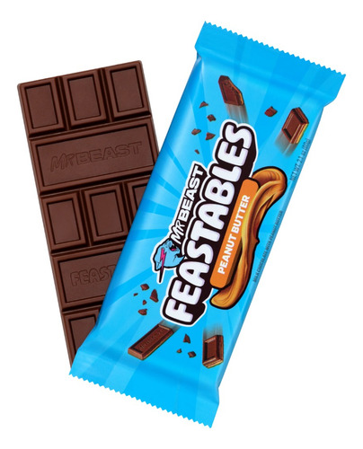 Chocolate C/leche Y Crema Cacahuate Feastables Mr Beast 60 G