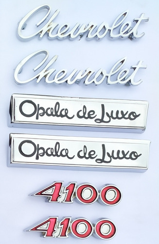 Emblemas 4100 Chevrolet Opala Deluxo 73 74