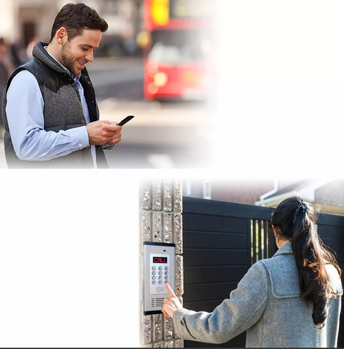Instalacion De Intefone Gsm 4g Marca J R Con Lector Rfid 200
