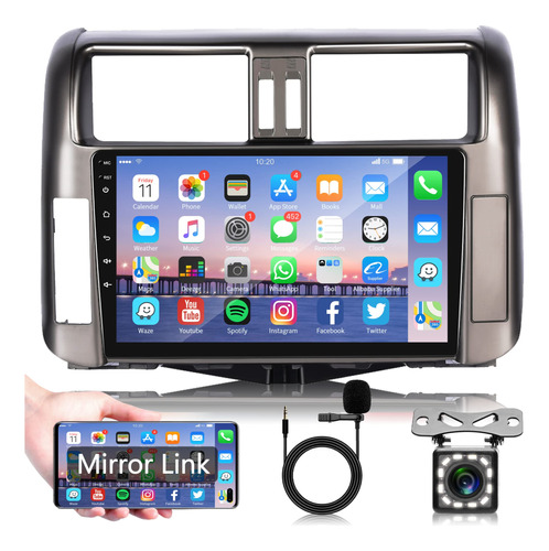 Estereo Coche Android Para Toyota Prado Navegacion Gps Fm