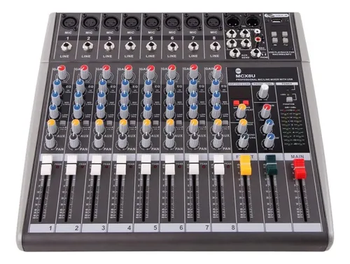 comprar Cmx Audio Mcx8u Professional Consola De Mezcla De 8 Canales