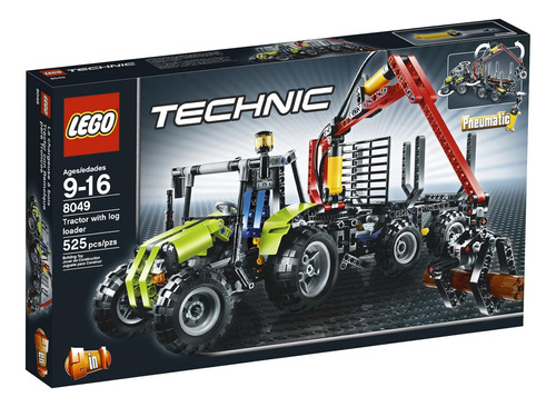 Lego Technic 8049, Maquina Cargadora De Troncos